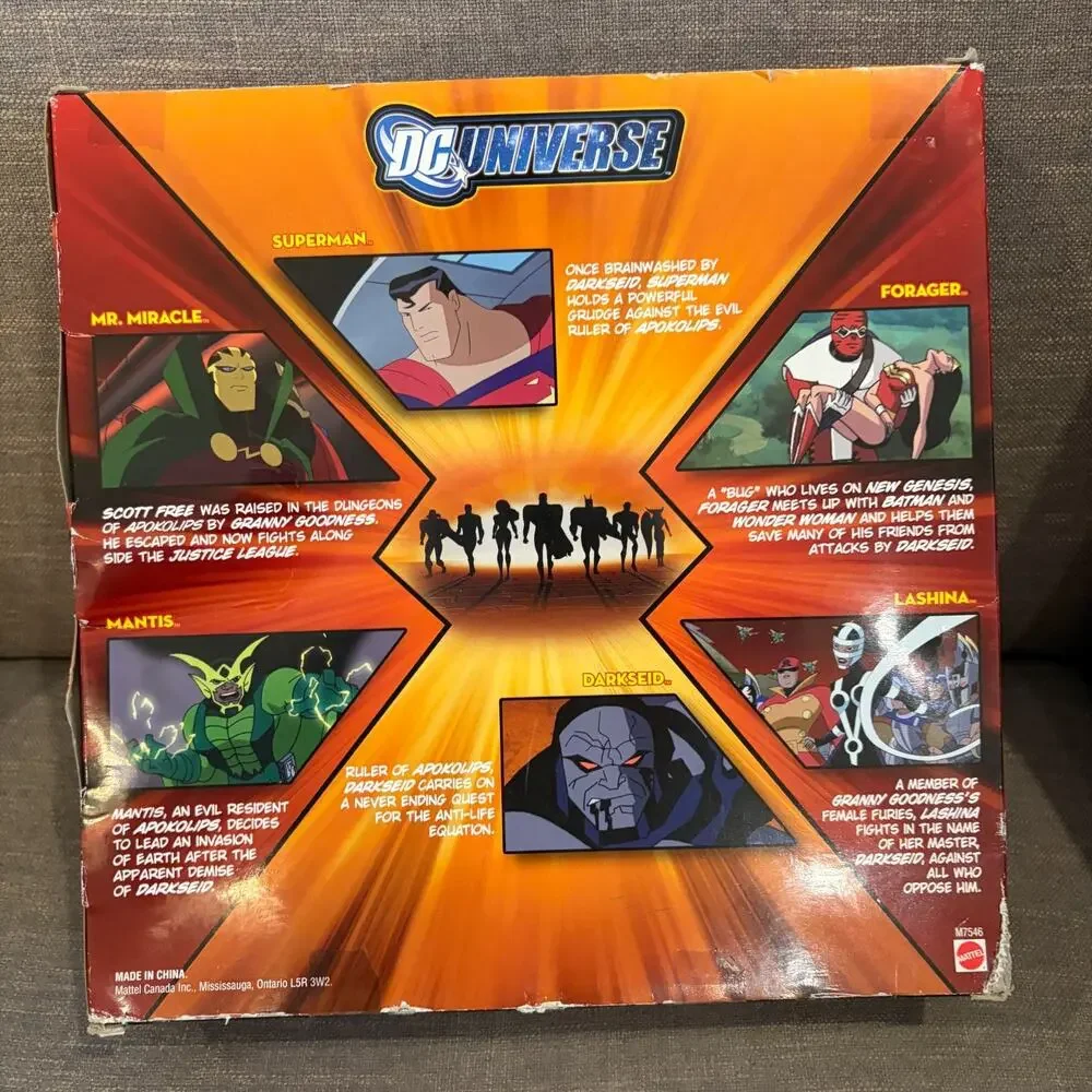 Justice League Unlimited Attack from Apokolips Figure Set Darkseid Lashina BOX